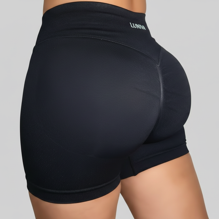 Professional model on grey background